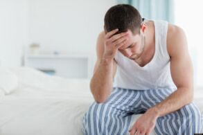 pain in a person with prostatitis